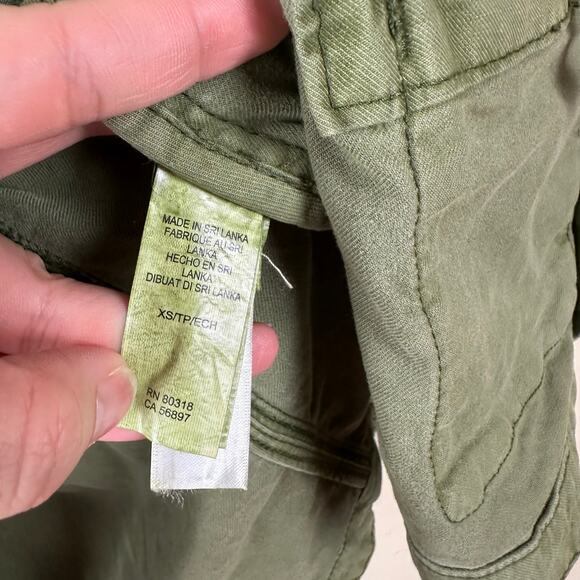 Lucky Brand Utility Jacket Womens Size XS Military Cargo Gorpcore Safari Outdoor - Picture 10 of 14